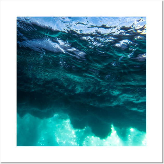 Blue Ocean Waves Wall Art by JDP Designs